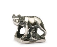 Charm Trollbeads in Plata TANTI AUGURI ROMA